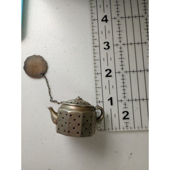 Vintage Knobby Kraft Miniature Teapot Strainer Chicago World Fair 1933 - Picture 11 of 11